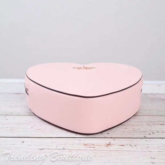 NWT Kate Spade New York Love Shack Heart Crossbody in Chalk Pink - Picture 10 of 13